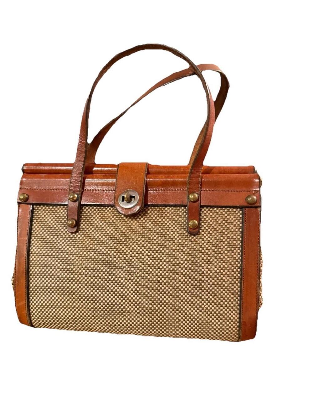 John Romain Vintage 1960s Bag From Best & Co Fifth Avenue NY Owner Note Inside